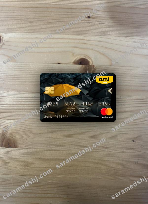New Zealand Ami Insurance Limited bank mastercard photolook front
